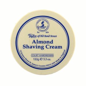 Almond Shaving cream in bowl-0