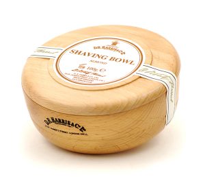 Almond shaving soap bowl-0