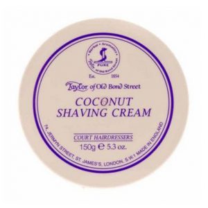 Coconut Shaving cream in bowl-0